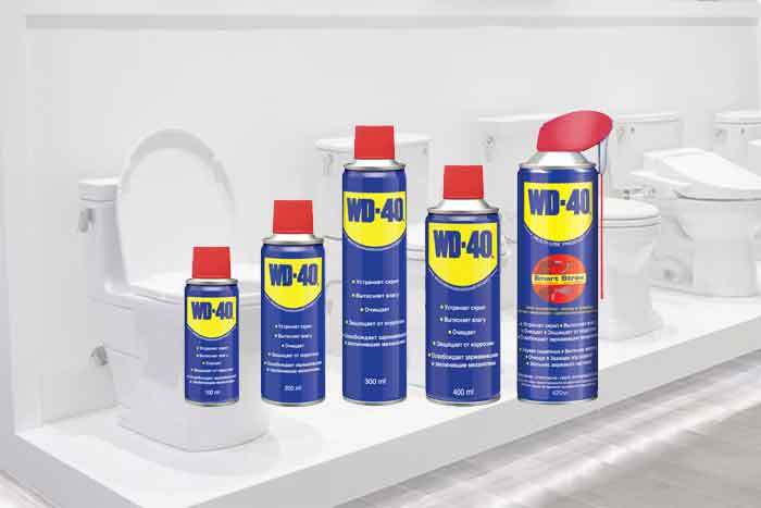 does wd 40 clean toilets