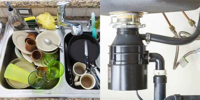 Clogged Kitchen Sink with Disposal