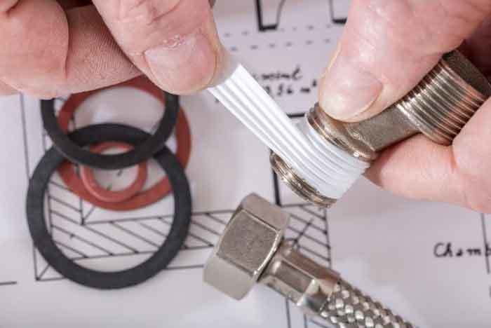 Plumber's Tape Removal Plumber's Tape Removal