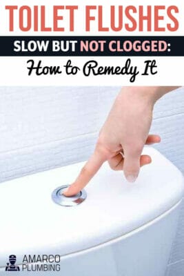 Toilet-Flushes-Slow-but-Not-Clogged