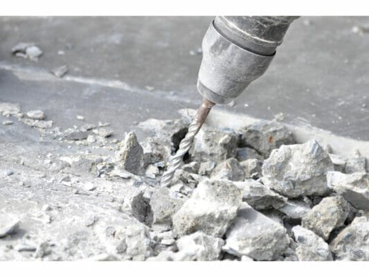 drill concrete